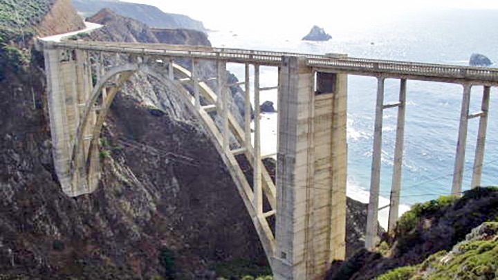 Bixby Bridge Hwy 1 Big Sur filming location in Monterey County
