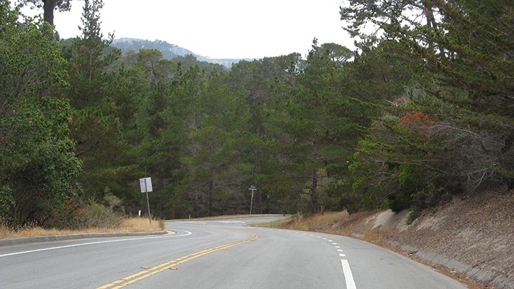 Monhollon Road filming location in Monterey County