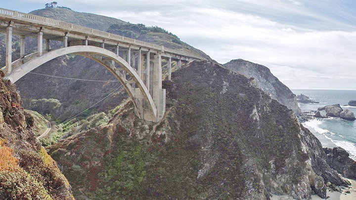 Rocky Creek Bridge filming location in Monterey County