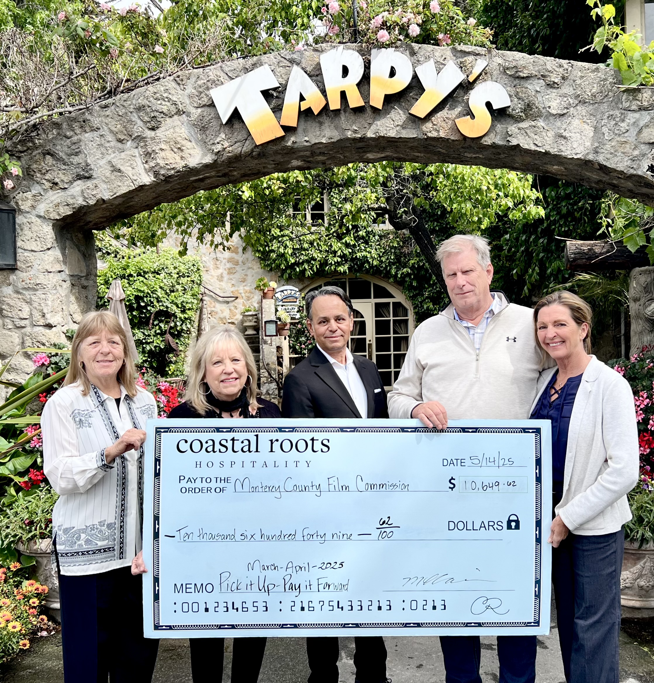 Check presentation from Coastal Roots Hospitality to MCFC